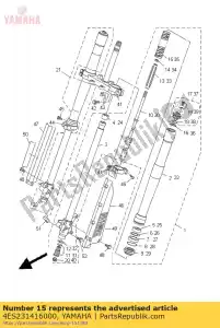 yamaha 4ES231416000 molla, forcella anteriore - Il fondo