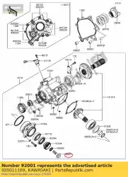 Aquí puede pedir tornillo, 12x42 de Kawasaki , con el número de pieza 920011169: