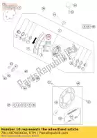 7811007010030, KTM, obr?cz tylna 2,15x18 'czarna ktm  exc xc xcf 125 250 300 350 450 500 2013 2014 2015 2016 2017 2018 2019, Nowy