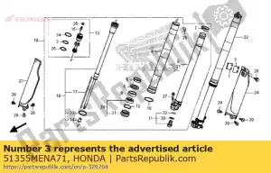 honda 51355MENA71 oring, 23.7x3.5 - Bottom side