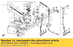 Ici, vous pouvez commander le cylindre sous ass., fr. B auprès de Honda , avec le numéro de pièce 45510MV1305: