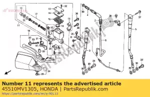 Honda 45510MV1305 cylindre sous ass., fr. b - La partie au fond