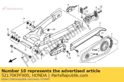 Here you can order the slider, chain from Honda, with part number 52170KPF900: