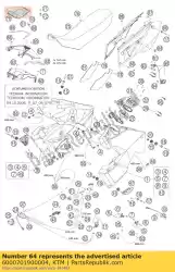 Aquí puede pedir stor. Caja cent. Part naranja 04 de KTM , con el número de pieza 6000701900004: