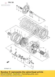 Qui puoi ordinare rondella, blocco da Suzuki , con numero parte 0916725007: