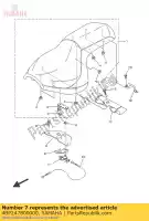 4BP247800000, Yamaha, blocco sedile yamaha  fjr fz fzr fzs mt tdm trx xj xjr xt xv xvs yzf yzf r 600 660 750 800 850 900 950 1000 1200 1300 1900 1992 1993 1994 1995 1996 1997 1998 1999 2000 2001 2002 2003 2004 2005 2006 2007 2008 2009 2010 2011 2012 2013 2014 2015 2016 2017 2018 2019 2020 2, Nuovo