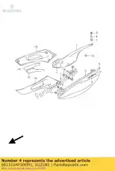 Tutaj możesz zamówić emblemat, oprawa co od Suzuki , z numerem części 6813104F00EM1: