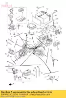 39PW82502000, Yamaha, principal sw. kit imobilizador yamaha fz 800 2013 2014 2015, Novo