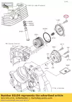 921541219, Kawasaki, perno, bridado, 6x20 klx150eef kawasaki  d tracker ninja z 150 250 2015 2016 2017 2018 2019 2021, Nuevo