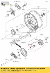 Qui puoi ordinare seal-olio, pjn40556 da Kawasaki , con numero parte 920491263: