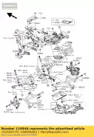 110540370, Kawasaki, support, ecu kle650a7f kawasaki kle 650 2007 2008, Nouveau