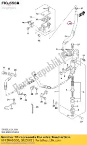 suzuki 6973048G00 tubo flessibile, serbatoio di riserva - Il fondo