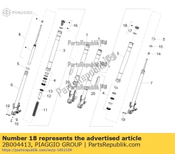 Aprilia 2B004413, Collegare con o, OEM: Aprilia 2B004413