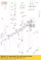 48601116E, KTM, tapón de rosca m51x1,5 compresión cpl. husqvarna ktm  exc sx xc xcf 125 150 250 300 350 450 500 501 701 2013 2014 2015 2016 2017 2018, Nuevo