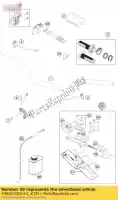 54802030144, KTM, g?ówny cylinder kpl. gasgas husqvarna ktm  exc rally smr sx xc xcf 150 250 300 350 450 500 501 2014 2015 2016 2017 2018 2019 2020 2021 2022, Nowy