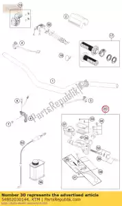 ktm 54802030144 maître cylindre cpl. - La partie au fond