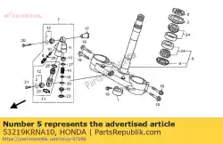 geen beschrijving beschikbaar op dit moment van Honda, met onderdeel nummer 53219KRNA10, bestel je hier online: