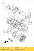 1TD163710000, Yamaha, patron, embrayage yamaha  yfz 450 2014 2015 2016 2017 2018 2019 2020 2021, Nouveau