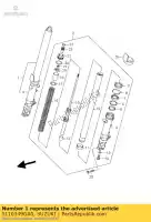 5110349GA0, Suzuki, amortisseur assy, ??fro suzuki gsf 1250 2007 2008 2009 2010 2012, Nouveau