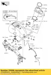 Qui puoi ordinare misuratore di staffa vn2000-a1h da Kawasaki , con numero parte 250080001: