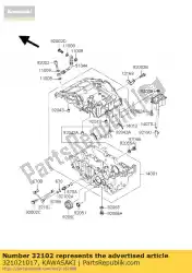 Here you can order the pipe ex250-f2 from Kawasaki, with part number 321021017: