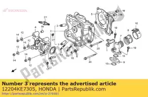 honda 12204KE7305 guide, valve (o.s.) - Bottom side