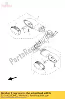 5D1H33200000, Yamaha, knipperlicht voorzijde 2 yamaha  ybr 125 250 2007 2009 2011 2017 2018 2019 2020 2021, Nieuw