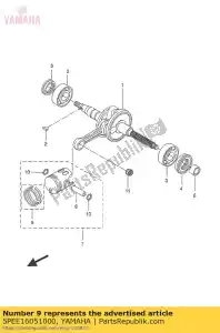 yamaha 5PEE16051000 set di fasce elastiche (0,50 mm o / s) - Il fondo