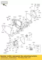 110610361, Kawasaki, guarnizione, interno kx250w9f kawasaki kx 250 2009 2010 2011 2012 2013 2014 2015 2016, Nuovo