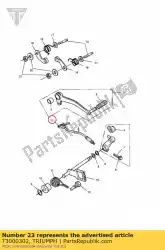 Here you can order the clip, 8mm clevis pin from Triumph, with part number T3000302: