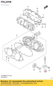 suzuki 3499035F00 velocidade do sensor - Lado inferior