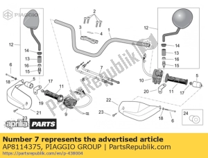 aprilia AP8114375 consegna della trasmissione del gas - Il fondo