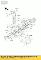 420361079, Kawasaki, mouw, arm, cnt kawasaki zzr  d gpz e zx10 tomcat b uni trak a zr7 f gpx r s zr zephyr ex400 ex305 zx750 zx400 ex250 gpz305 belt drive gpz400a gpz550 gpx750r gpx250r zx 10 zz r1100 r250 gpz1100 1100 abs 7 7s 1000 550 305 750 400 250 , Nieuw