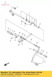 Aqui você pode pedir o braço, mudança em Yamaha , com o número da peça 20S181120000: