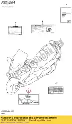 Aquí puede pedir etiqueta, aceite informa de Suzuki , con el número de pieza 6832210G00: