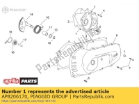 AP8206170, Aprilia, copri pin d10x14, Nuovo