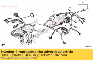 honda 30510HN6000 bobina comp., encendido - Lado inferior