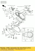 110610016, Kawasaki, guarnizione, frizione, esterno vn2000-a kawasaki vn 2000 2004 2005 2006 2008 2009 2010, Nuovo