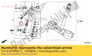 honda 53721KRNA71 varilla comp., pistón - Lado inferior