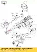 132360746, Kawasaki, 01 palanca-comp, cambio de turno kawasaki  820 1000 2017 2018 2019 2020 2021, Nuevo