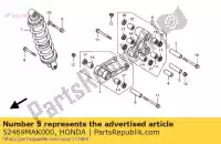 52469MAK000, Honda, nenhuma descrição disponível no momento honda fx slr 650 1997 1998 1999, Novo