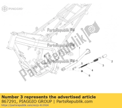 Aprilia 867291, Boczna spr??yna stojaka, OEM: Aprilia 867291