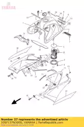 Here you can order the graphic 1 from Yamaha, with part number 10SF137N3000: