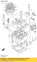 1110049H10, Suzuki, montagem da cabeça, cilindro suzuki  rm z 250 2010 2011 2012 2014 2015 2016 2017 2018, Novo