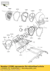 Aquí puede pedir soporte kx450d6f de Kawasaki , con el número de pieza 132800170: