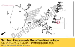 Aquí puede pedir junta antipolvo, cabezal de dirección de Honda , con el número de pieza 53214MCJ751: