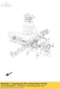 yamaha 932108480000 o-ring - Dół