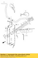 5611141F40, Suzuki, manillar suzuki vl intruder c800c cue c800 ue black edition c800b vl800b 800 , Nuevo