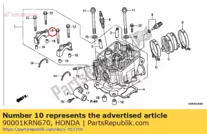 honda 90001KRN670 bout, flens, 7x60 - Onderkant