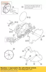 Qui puoi ordinare coperchio frizione lc8 cpl. 08 da KTM , con numero parte 6003000114423: